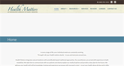 Desktop Screenshot of healthmattersaz.com